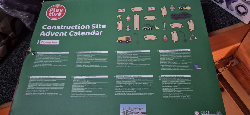 Nowy kalendarz adwentowy drewniane tory plac budowy Lidl PlayTive