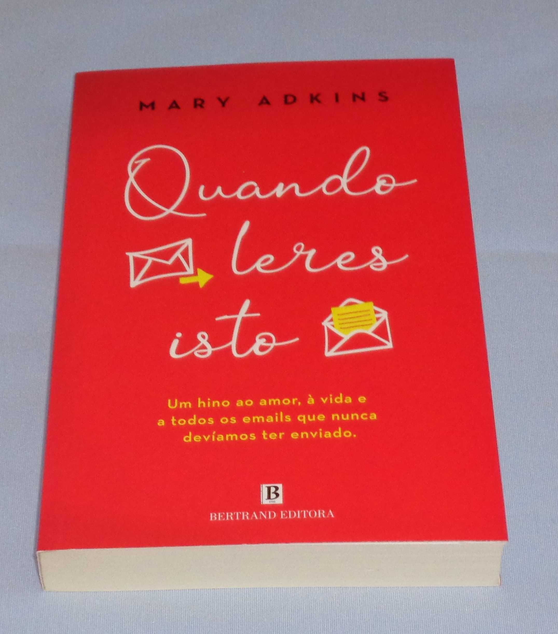 Quando Leres Isto de Mary Adkins (NOVO)