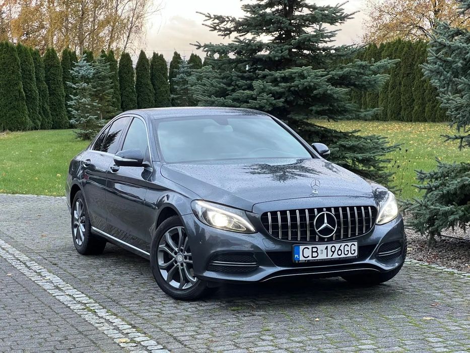 Mercedes-Benz Klasa C Salon POLSKA Bezwypadkowy FULL LED Czuj. park. NAVI As. hamowania ASO