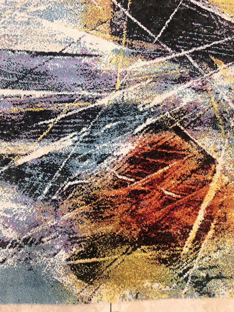Carpete multicolor - Alto relevo