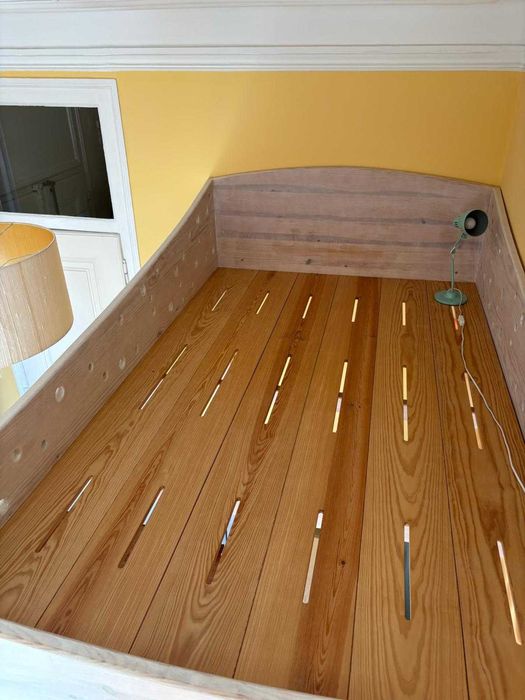 Cama mezzanine/beliche em madeira - Excelente estado