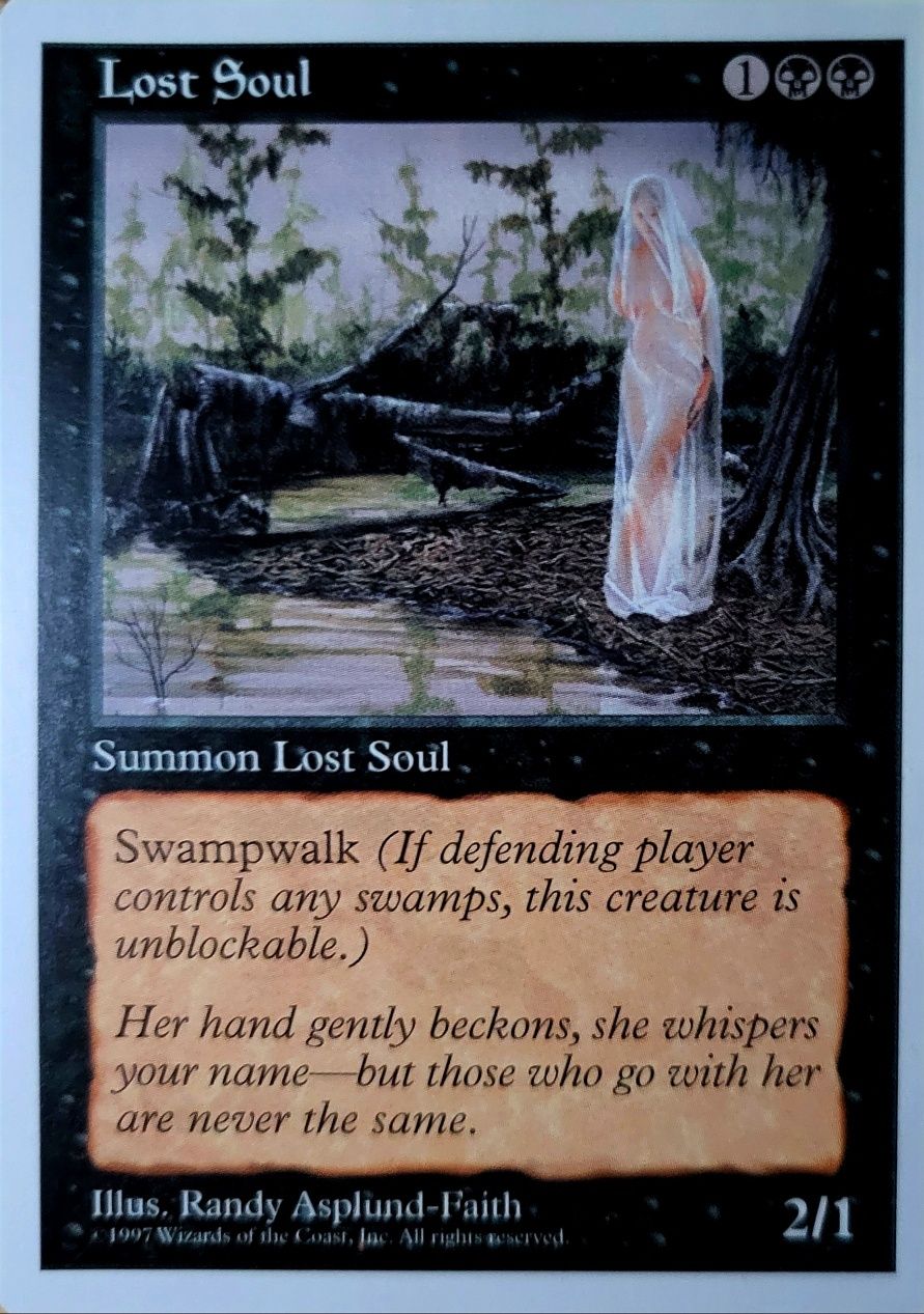 Magic the Gathering  - Lost Soul - 5th Edition