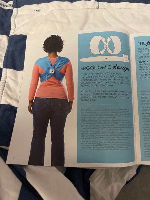 Chusta do noszenia niemowląt BabyKtan rozmiar S