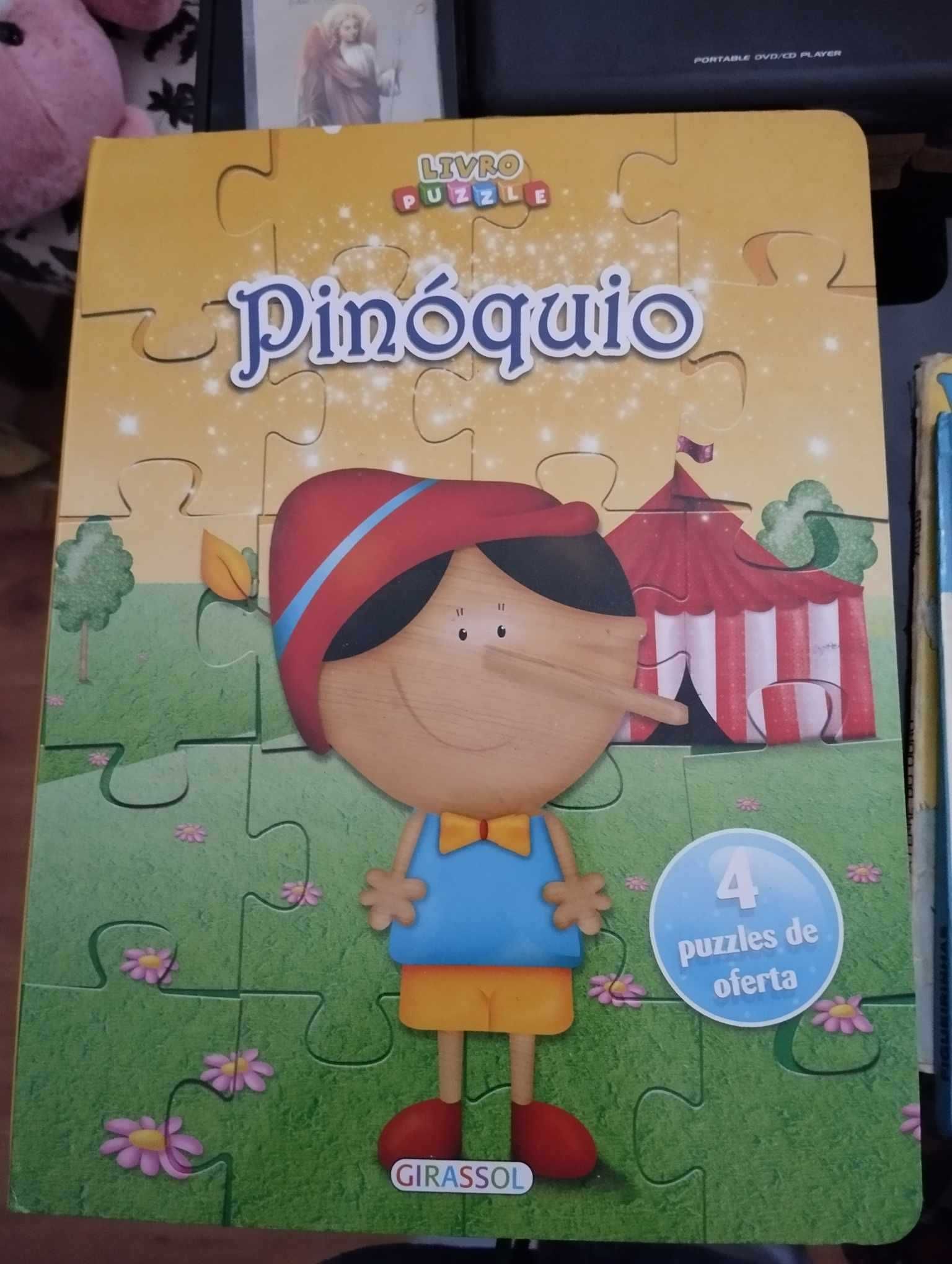 Livro Puzzle Pinóquio