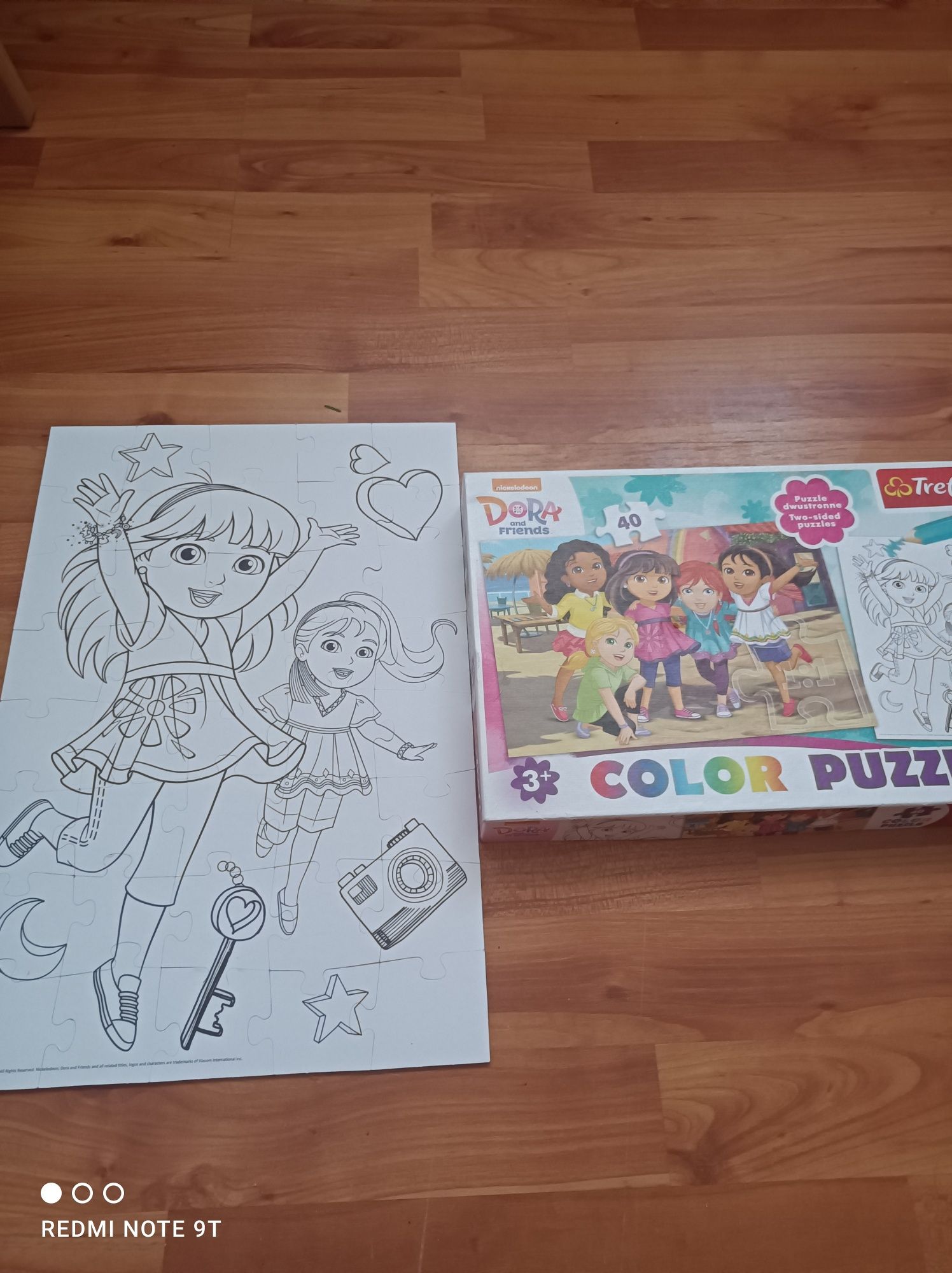 Puzzle Dora i przyjaciele dwustronne 40
