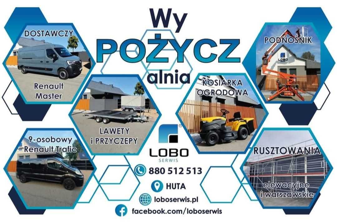 Podnośnik/Zwyżka/Wysięgnik/Podest/Pająk WYNAJEM nie rusztowanie