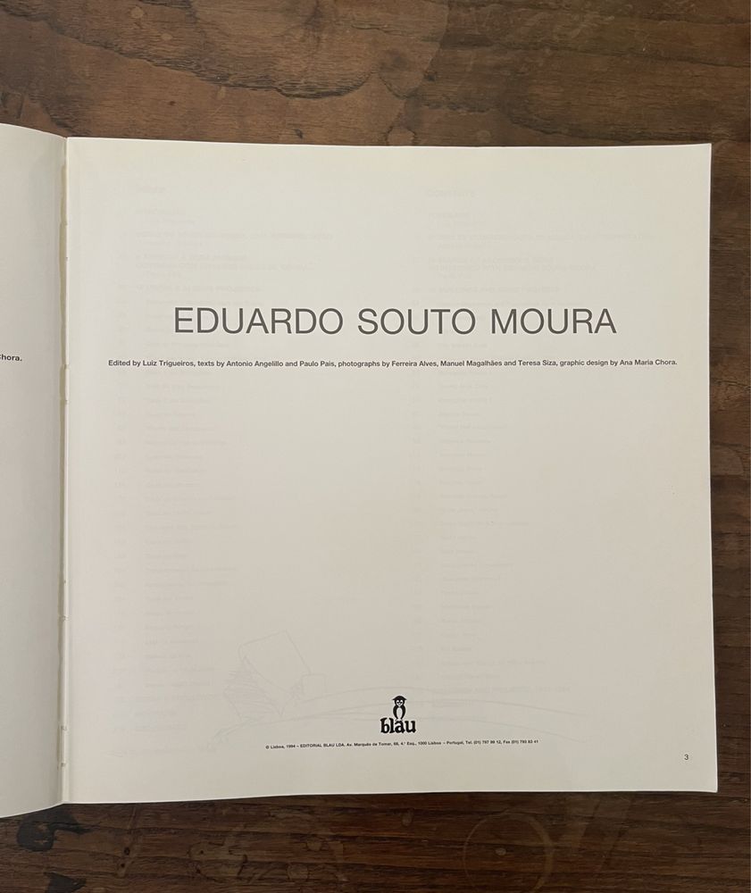 Blau - monografia Eduardo Souto de Moura