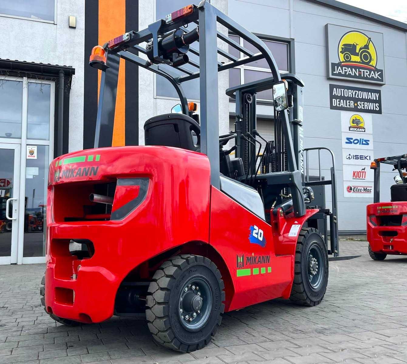 Wózek Widłowy 2T MIKANN, Maszt 4.5m,Triplex, Diesel , Japan Trak