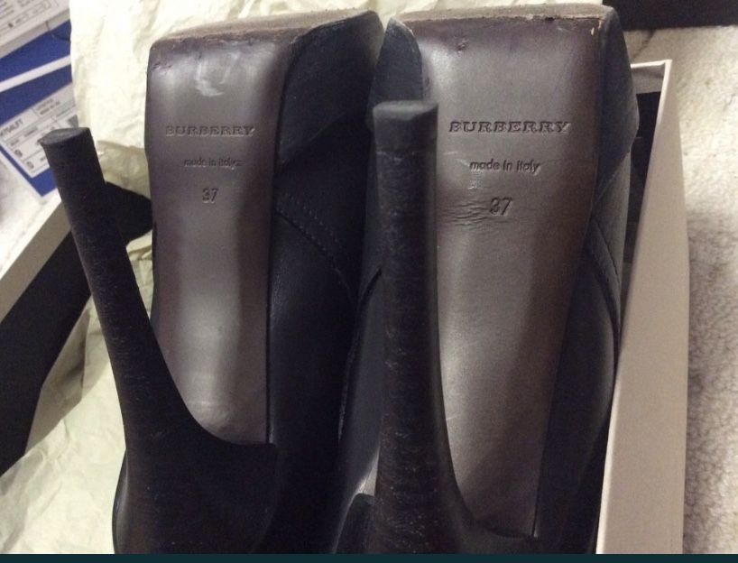 Burberry Black BR3833881 37р ботильйони жіночі напівчеревики, черевики