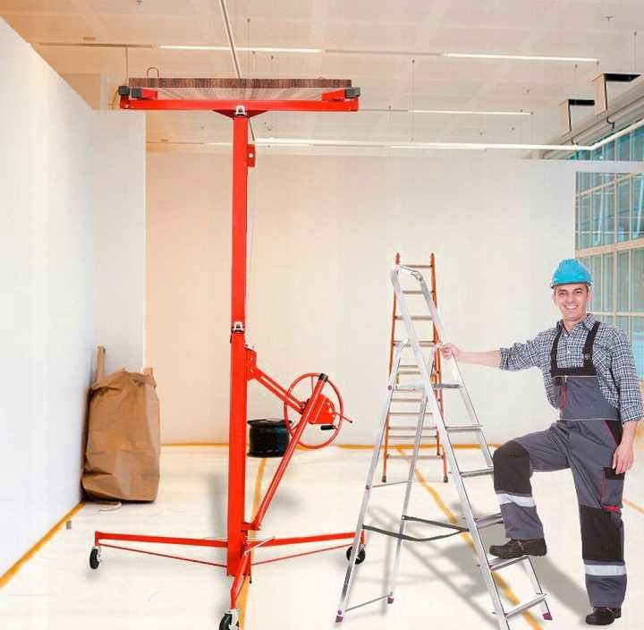 Podnośnik Płyt Gipsowo-Kartonowych Gipsowych GK OSB STOJAK DO REGIPSU