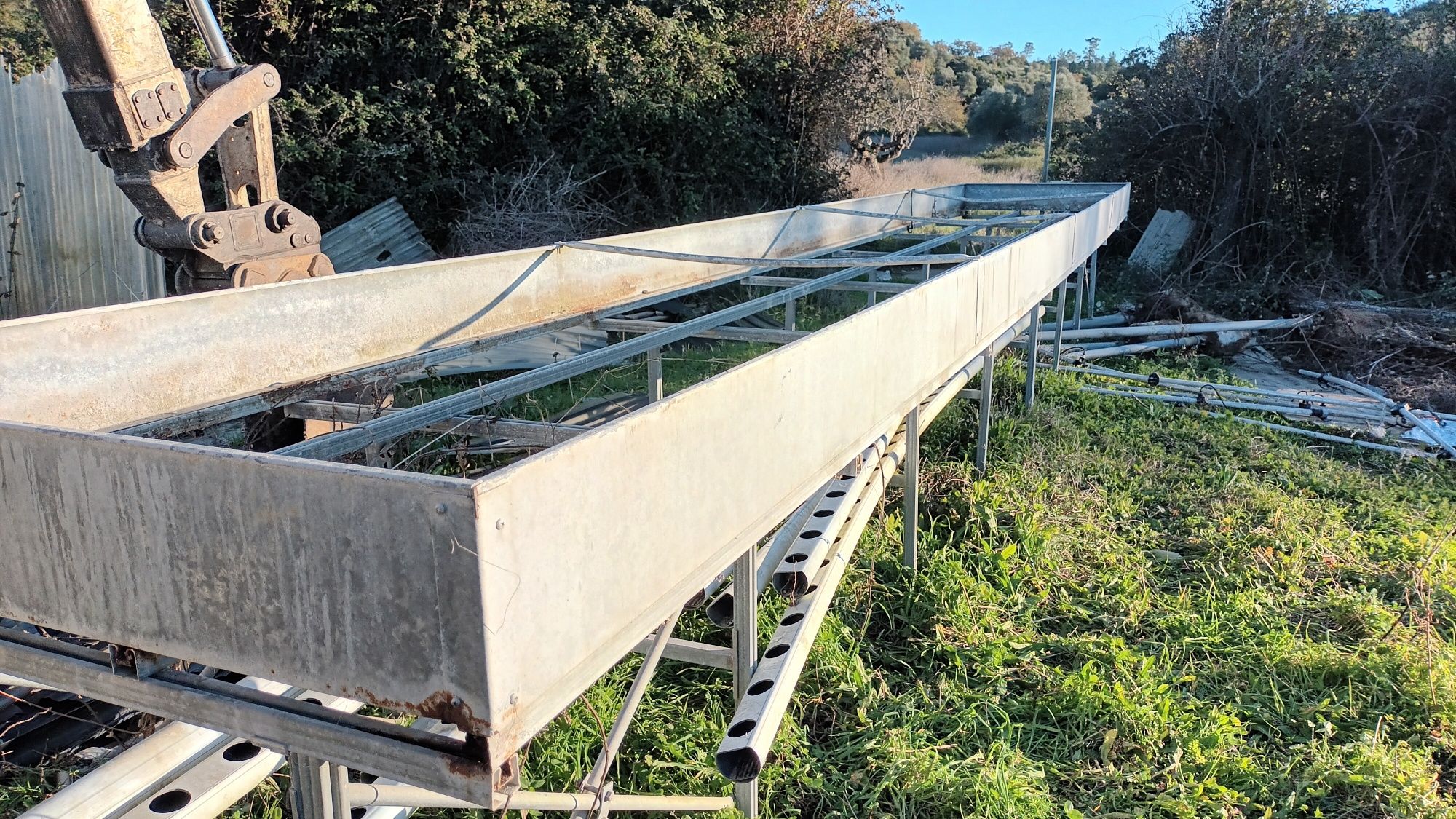 8 Bancadas de germinação usadas