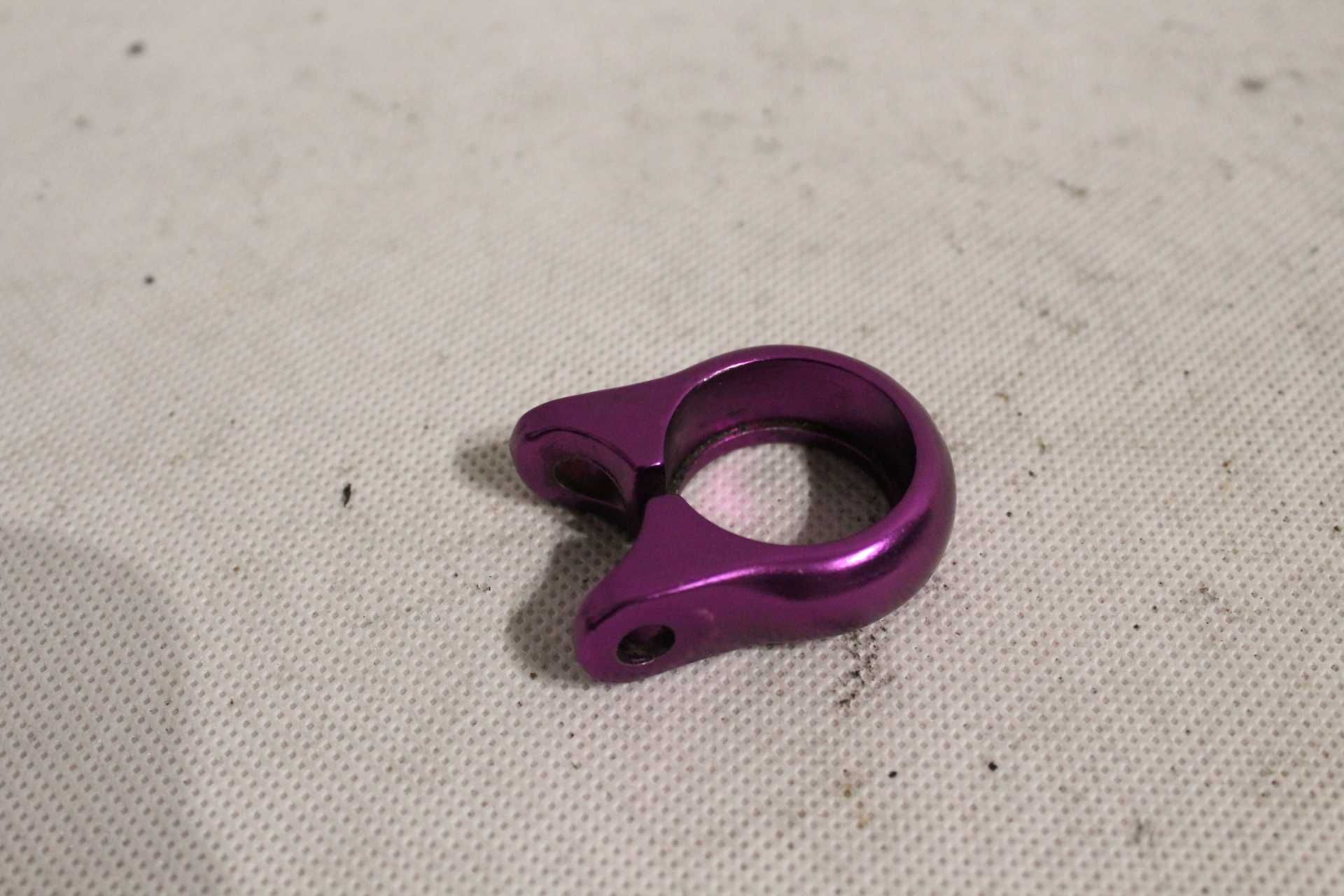 FIOLET obejma sztycy zacisk 28,4 mm PURPLE retro mtb 1124