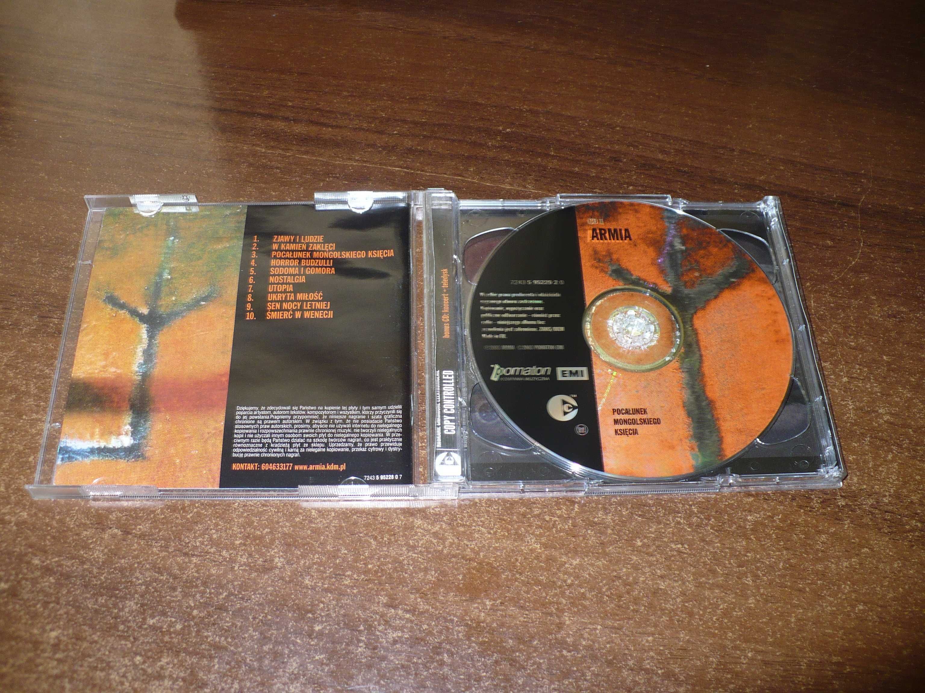 ARMIA - Pocałunek Mongolskiego Księcia, 2 CD, 2003, Wyprzedaż Kolekcji