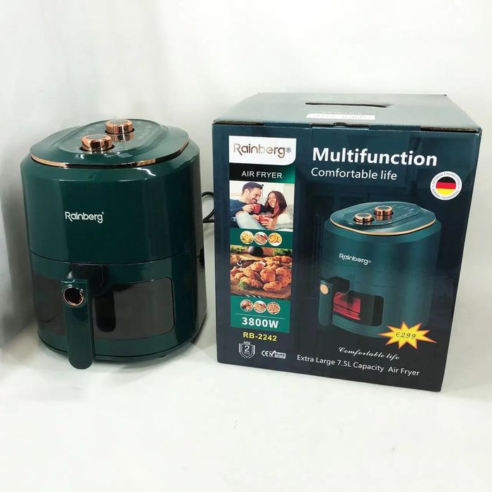 Аерофритюрниця аерогриль Rainberg RB-2242 7,5 л 3800W мультипіч