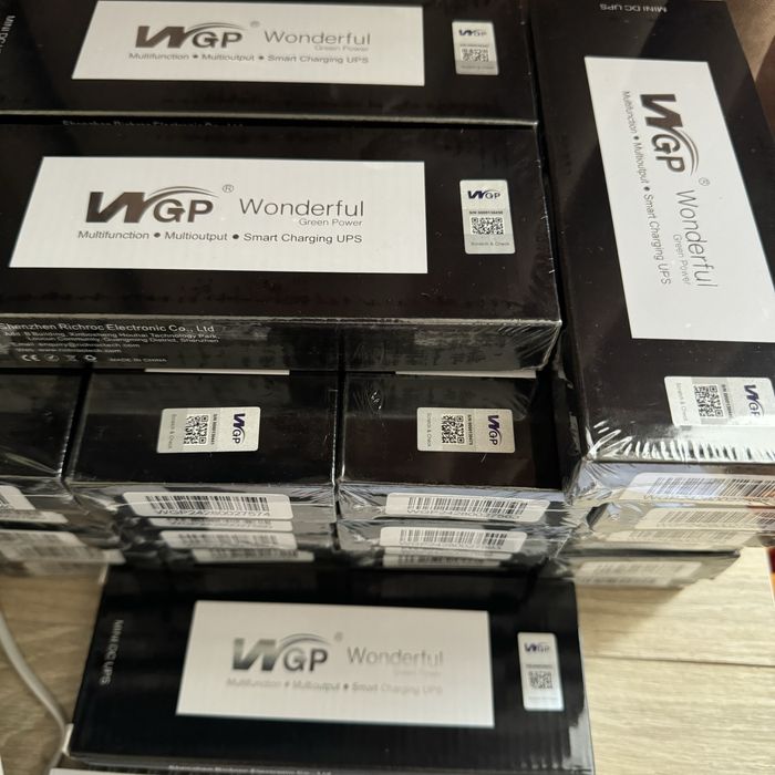 ДБЖ  для роутера Повербанк WGP Mini UPS 10400 mAh 5V 9V 12V