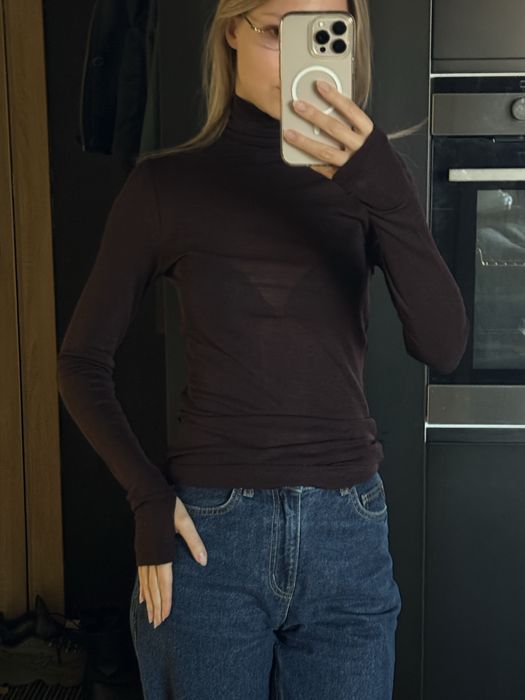 Напівпрозорий гольф з вовни мериноса COS - розміри XS-L