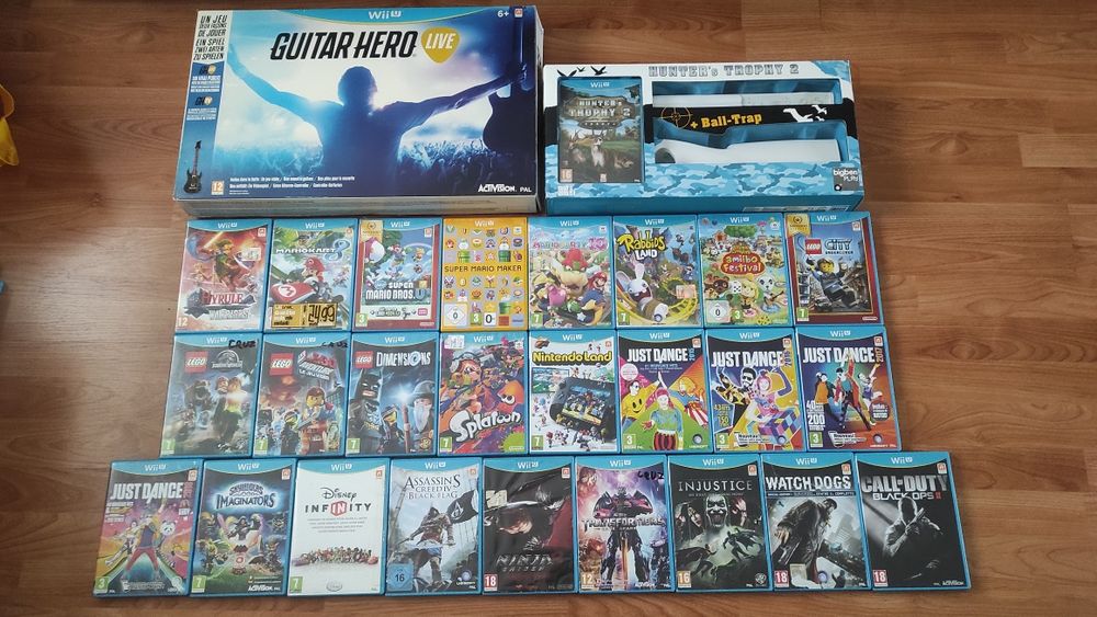 Jogos Wii-U e Wii, PC e Guitar Hero