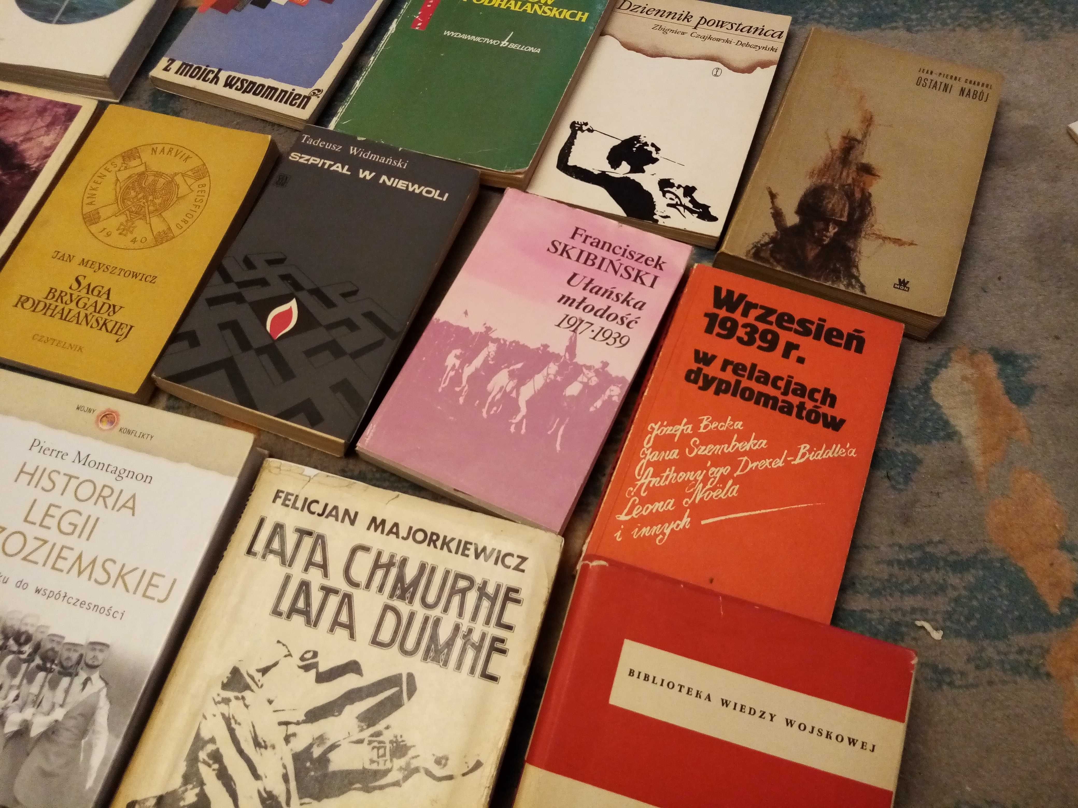 książki zestaw II wojna wspomnienia Żukow Cuszima Podhalańscy Strzelcy