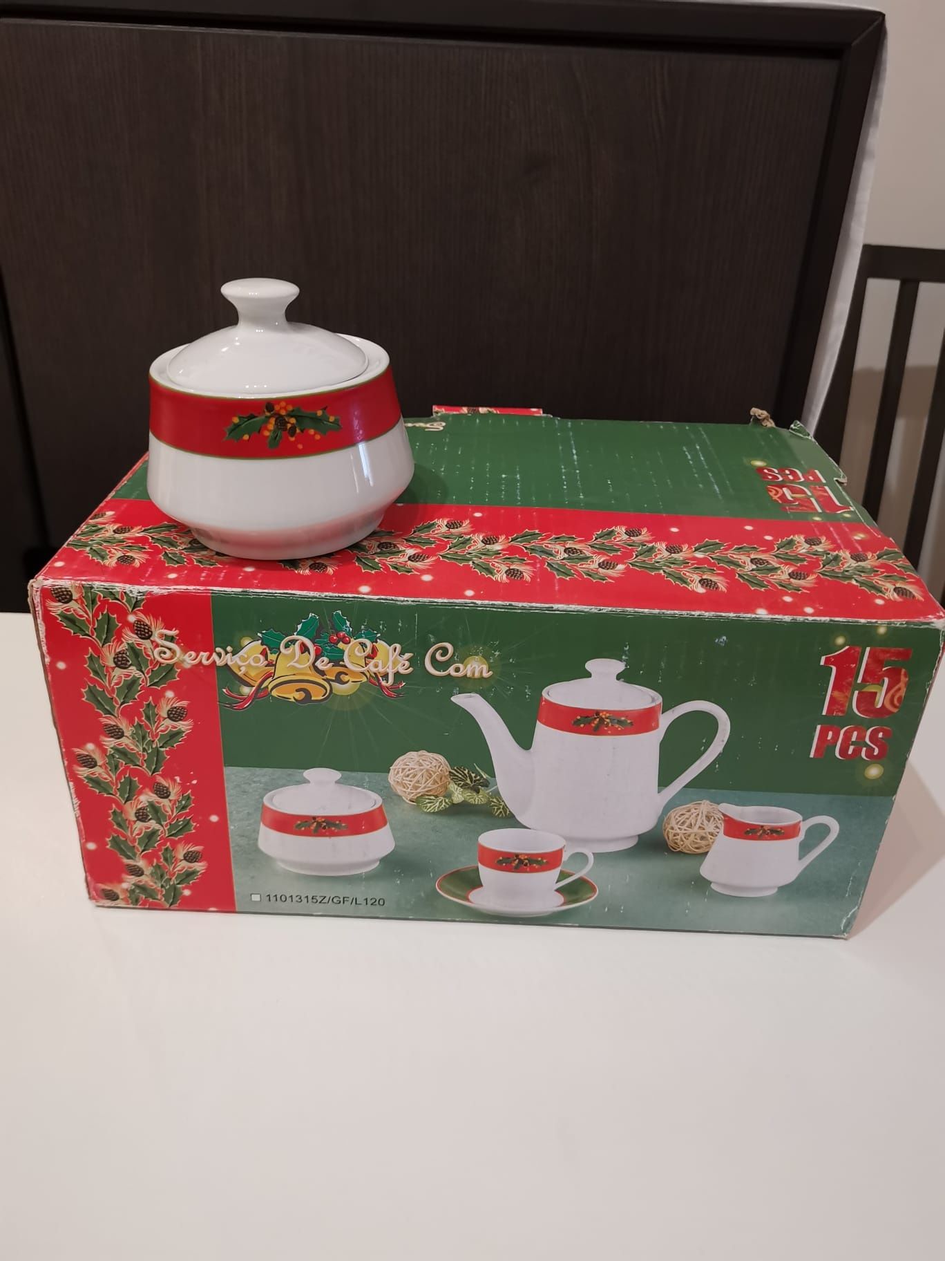 Conjunto de café de Natal 15 pecas