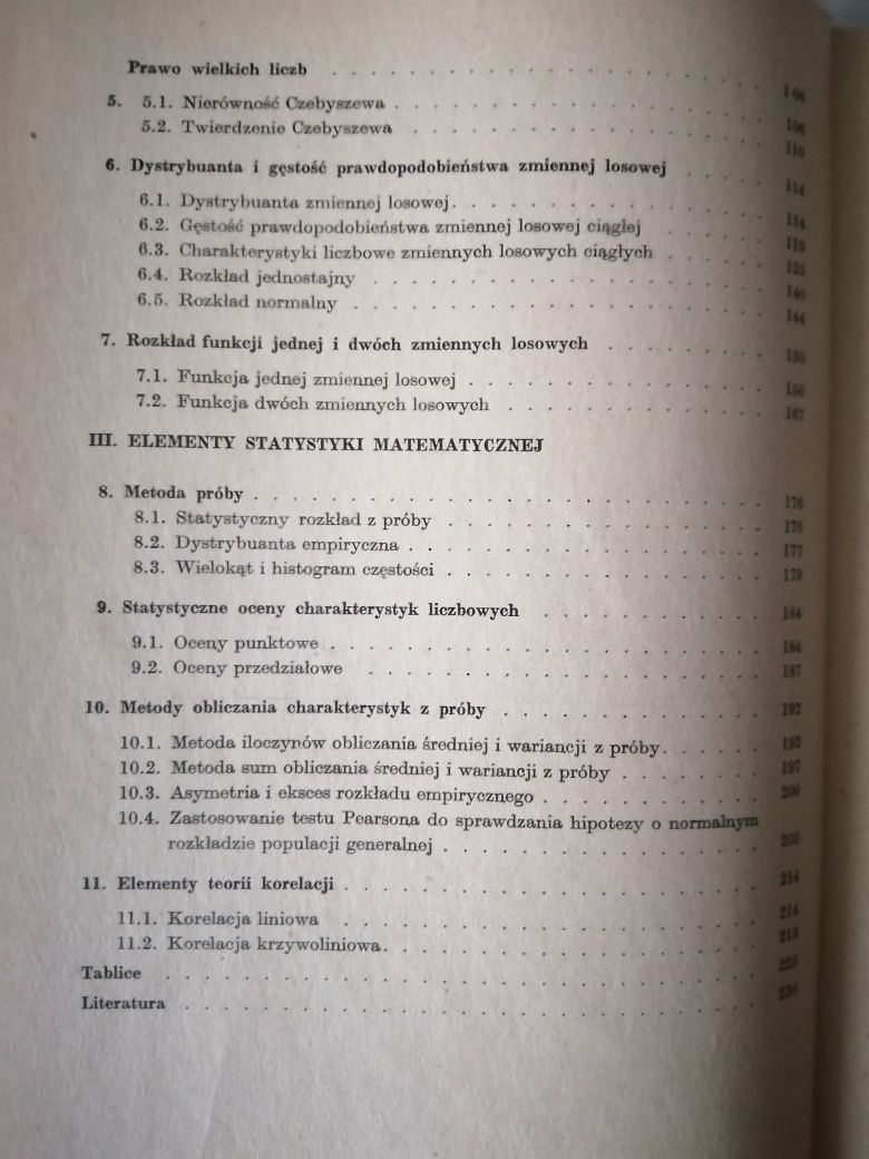 "Zbiór zadań z rachunku prawdopodobieństwa i statystyki matematycznej"