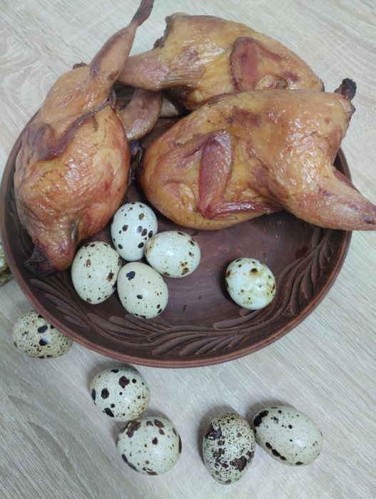 Домашня перепілка гарячого копчення/ копчені перепела