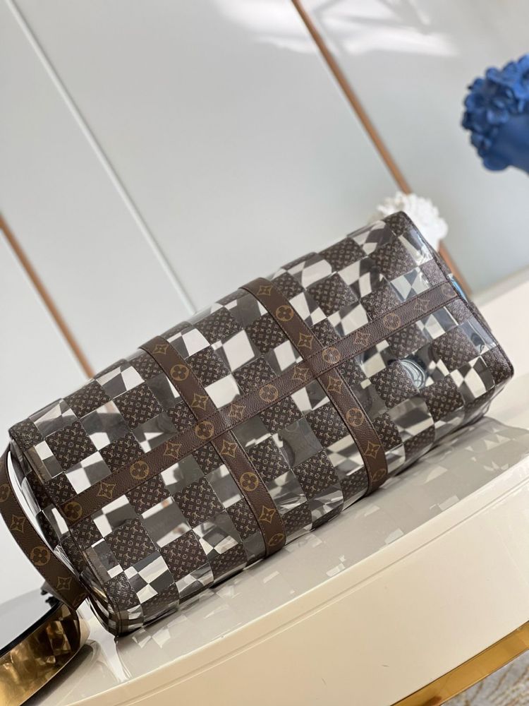 Saco de viagem Louis Vuitton  Lona e acrilico