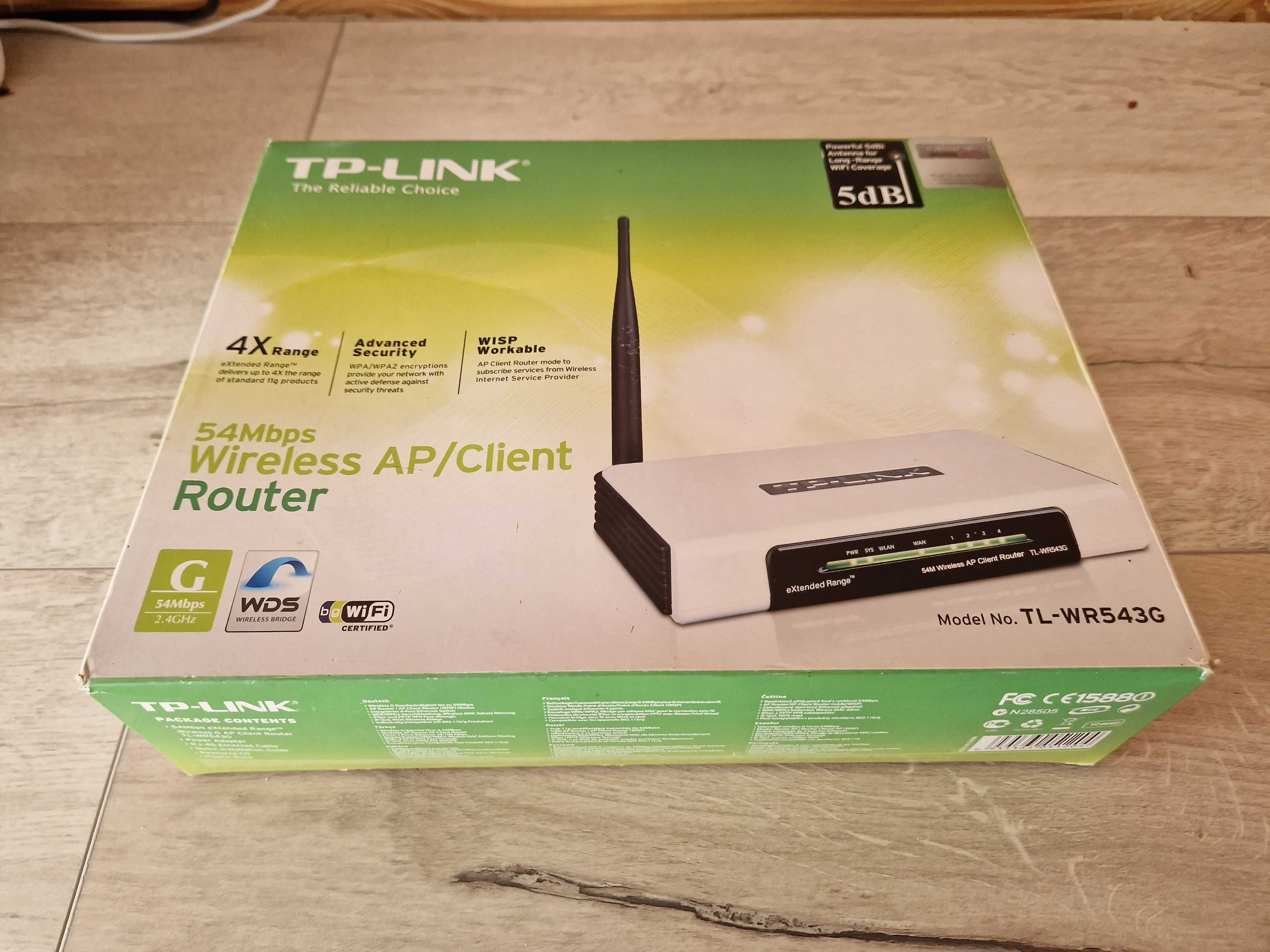 Router TP Link TL-WR543G