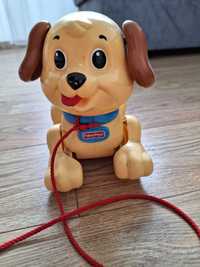 Fisher Price mały piesek SNOOPY do ciagnięcia