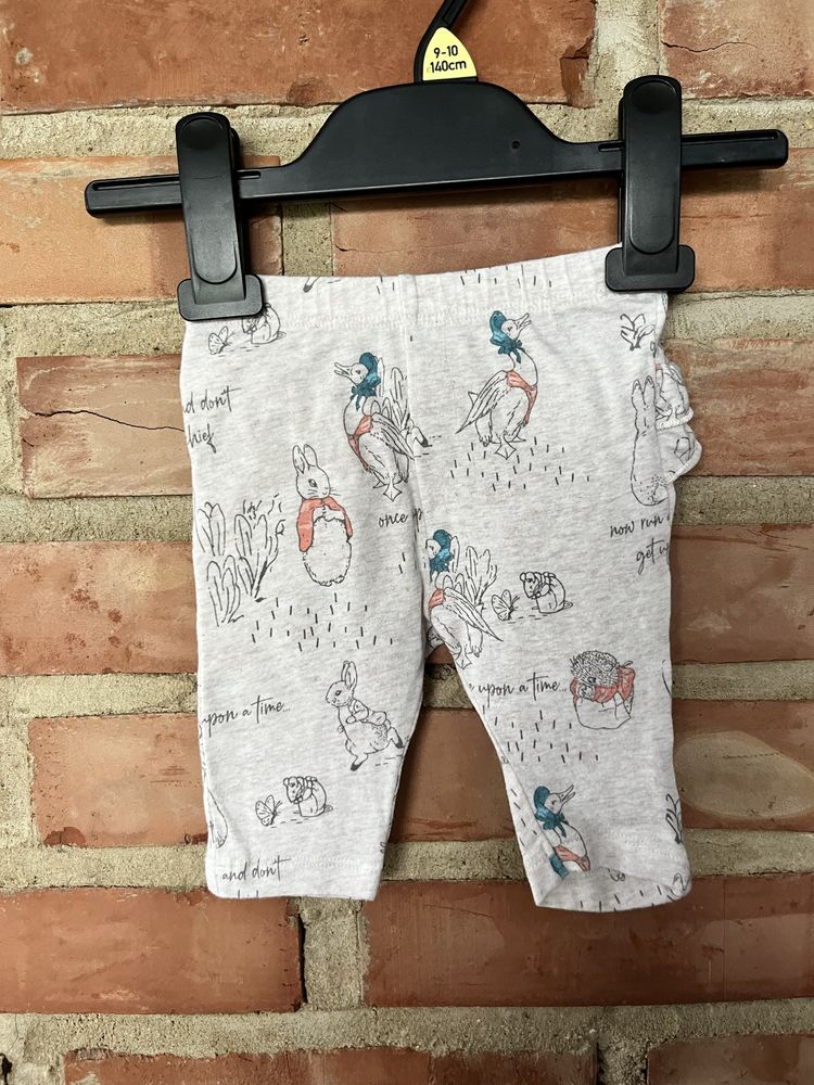 50 matalan leginsy Peter rabbit falbanki bawełna