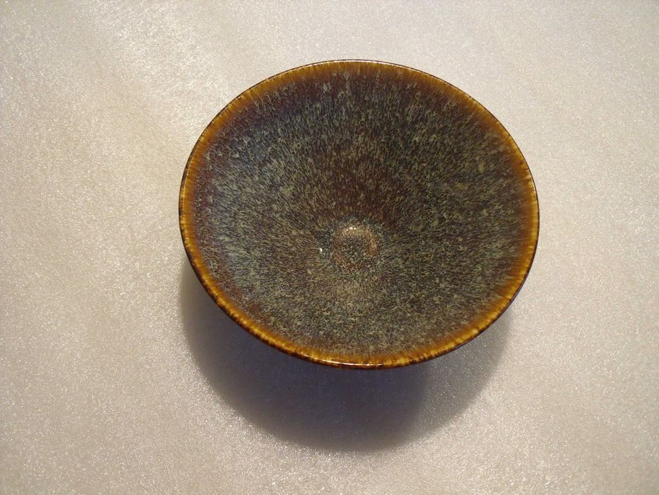 Taça Chinesa, decoração "pelagem de lebre"