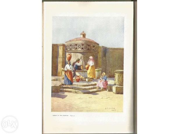 1909 viagem a Portugal | Agnes M. Goodall com 12 gravuras cores RARO