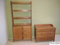 Komoda z drewna IKEA LEKSVIK-HEMNES-szafa-drewno