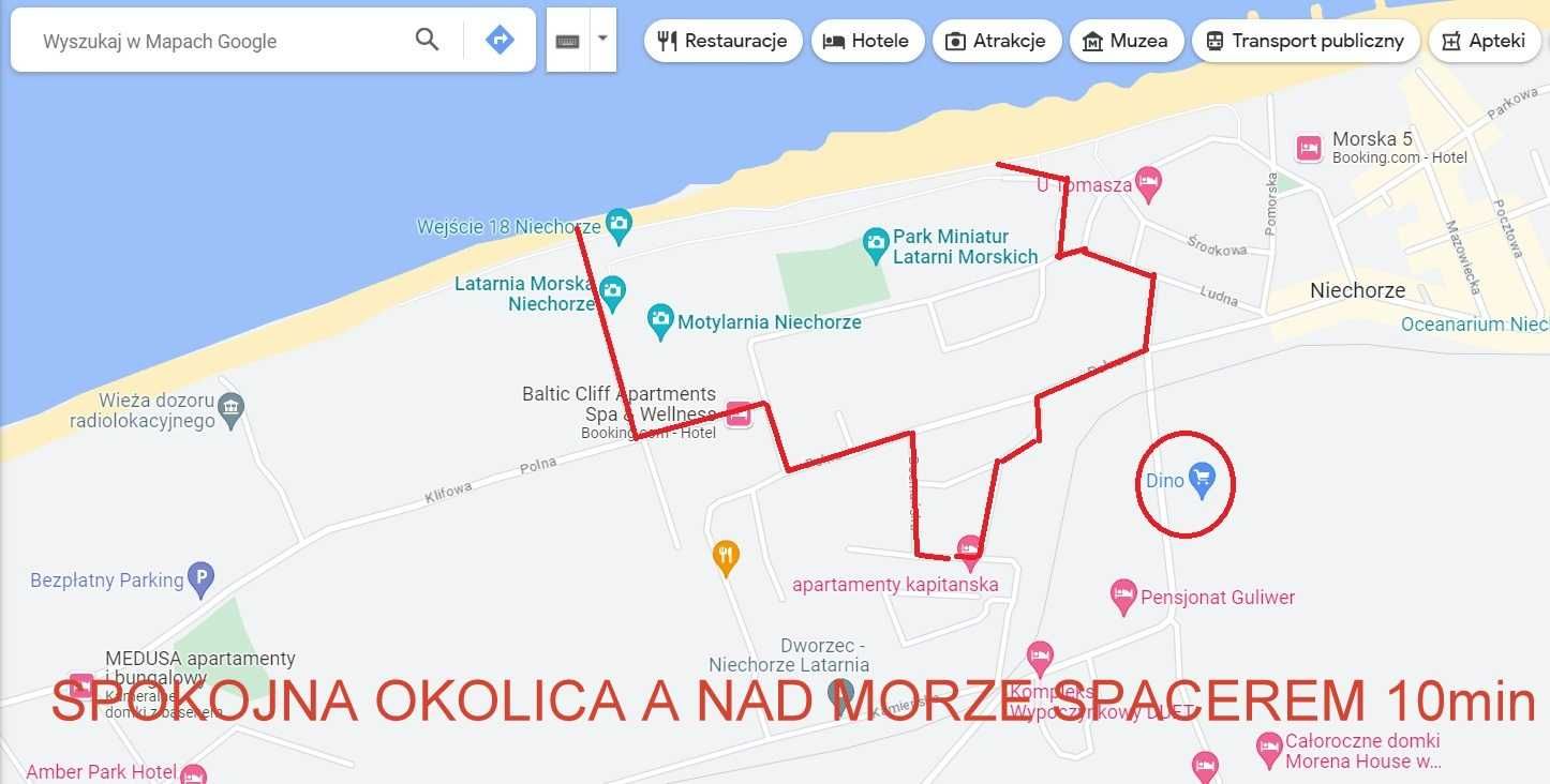 Niechorze pokoje gościnne