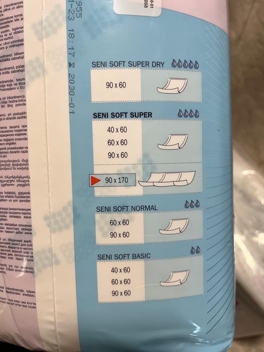 Podkłady higieniczne SENI Soft Super