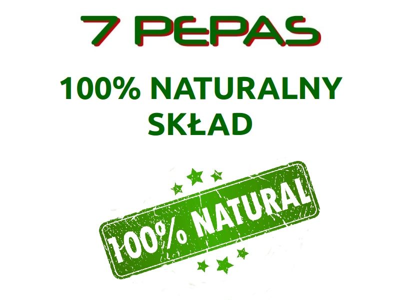 7PEPAS usuwa pasożyty, toksyny, złogi z jelit.100% naturalny suplement