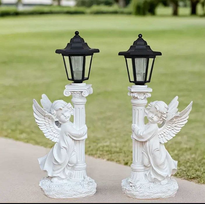Декор для дому статуетка світильник ангел прикраса оздоблення дизайн