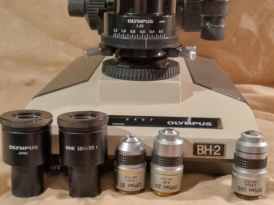 Mikroskop Olympus BH-2 BHTU naukowy biologiczny pzo biolar halogen