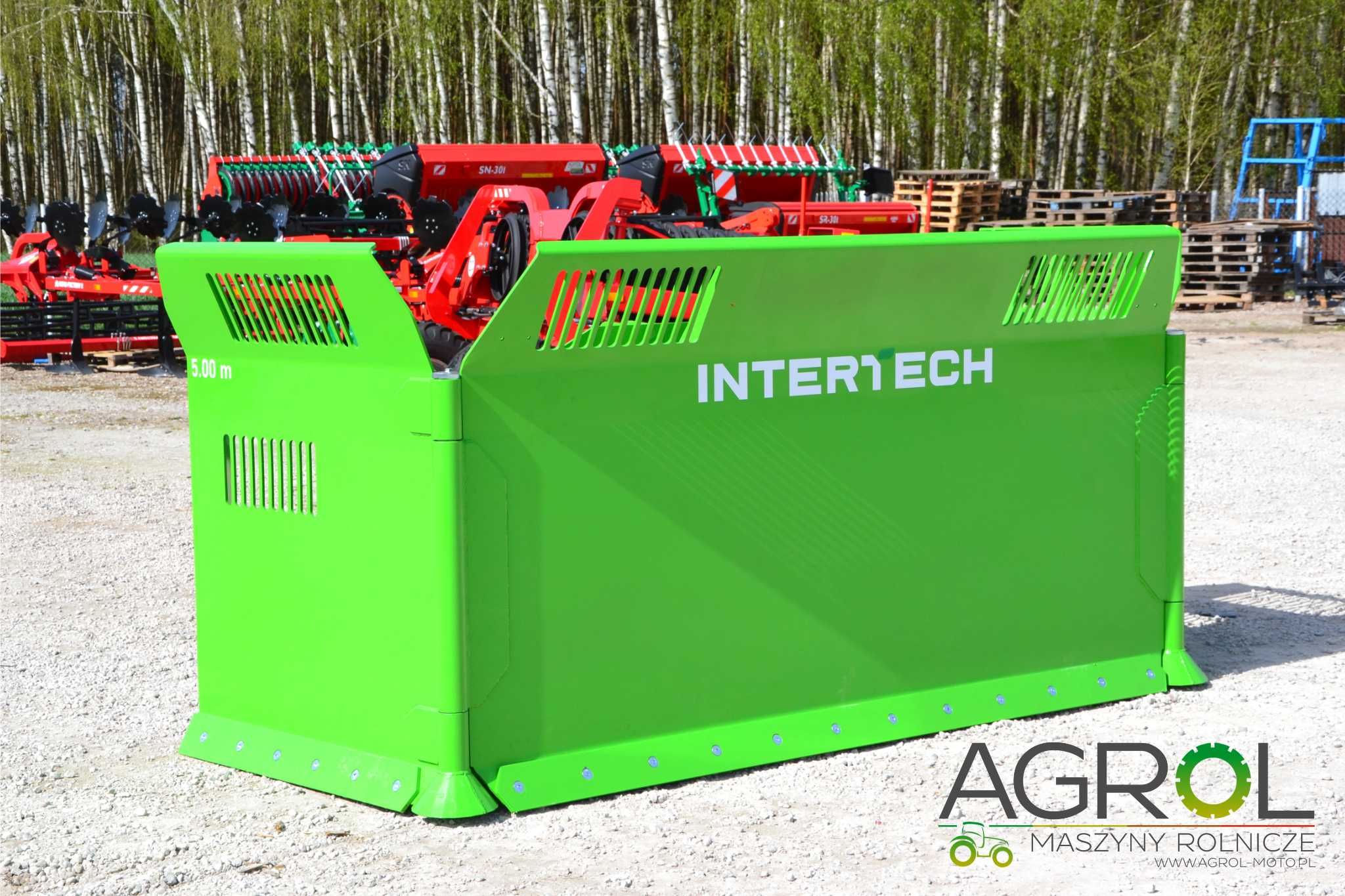 Spych do kukurydzy hydrauliczny Inter-Tech 1,4m kiszonki trawy