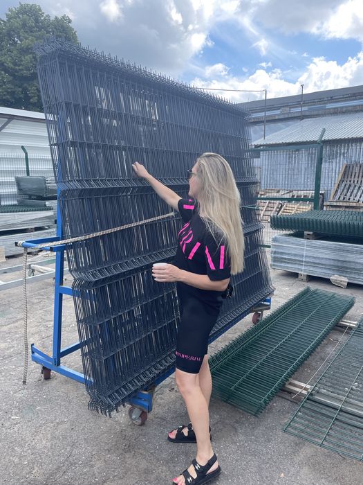 Забор из сварной сетки, секционные ограждения.Прозводитель