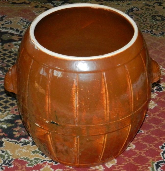 Beczka kamionka do kiszenia kapusty 40 litrów, duża ceramiczna Bochnia