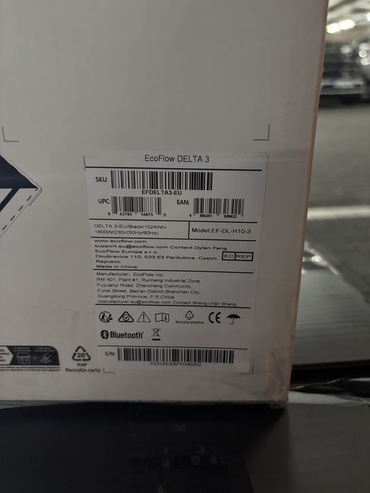 Зарядна станція EcoFlow DELTA 3 1024 вт*год LiFePo4 НОВІ ЄВРОПА