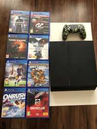 Playstation 4 1TB+ Pad + 8gier