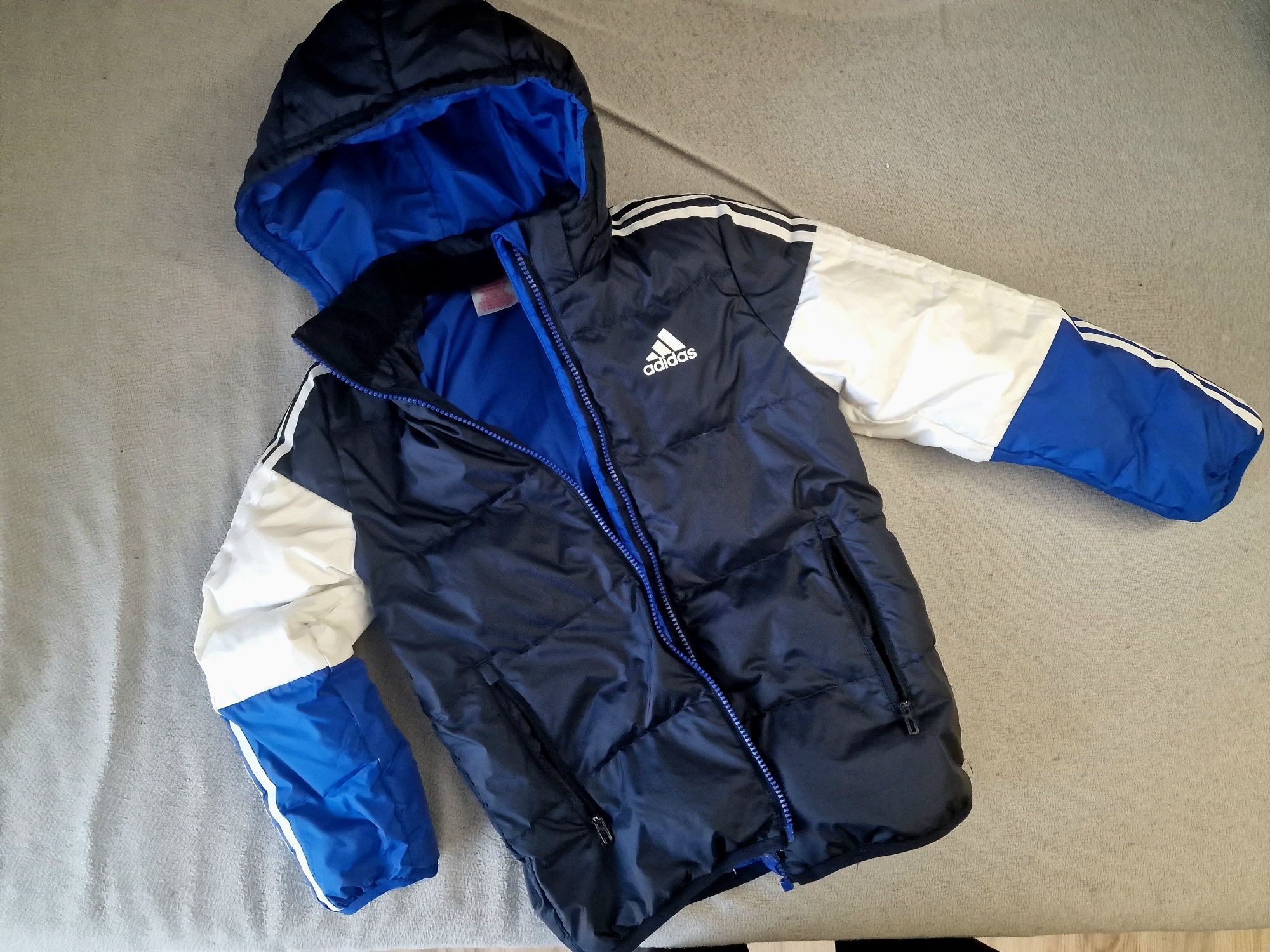 Zimowa kurtka adidas 128 puch naturalny