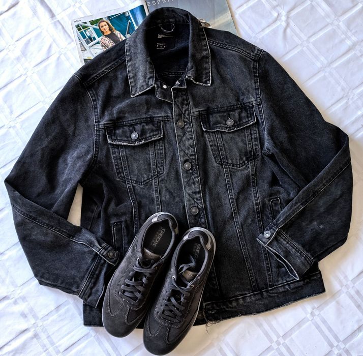 Kurtka Męska Dżinsowa Bershka Regular Fit r. M