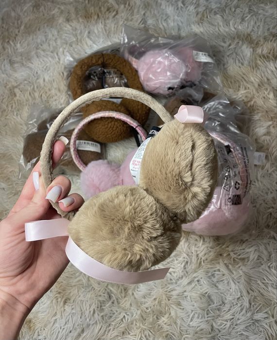 Модні наушники тедді та плюшеві