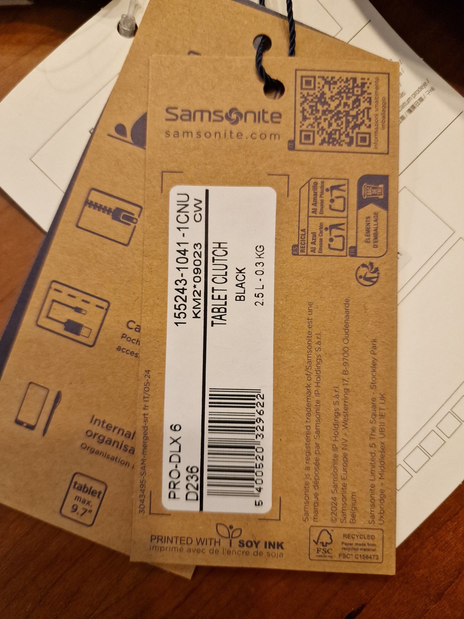 Capa para Tablet/documentos  Samsonite Dlx 6 Pro. Preço nova 99€