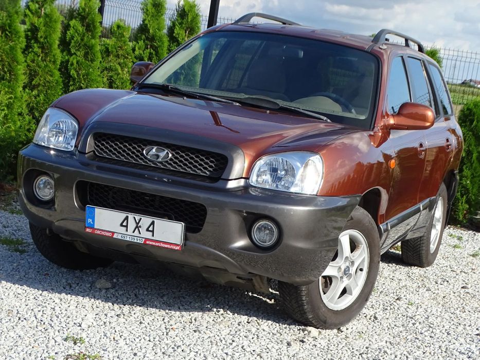 Hyundai Santa Fe 2.7 V6 LPG 172KM 4x4 Automat Tempomat Zadbany Środek PL Zamiana