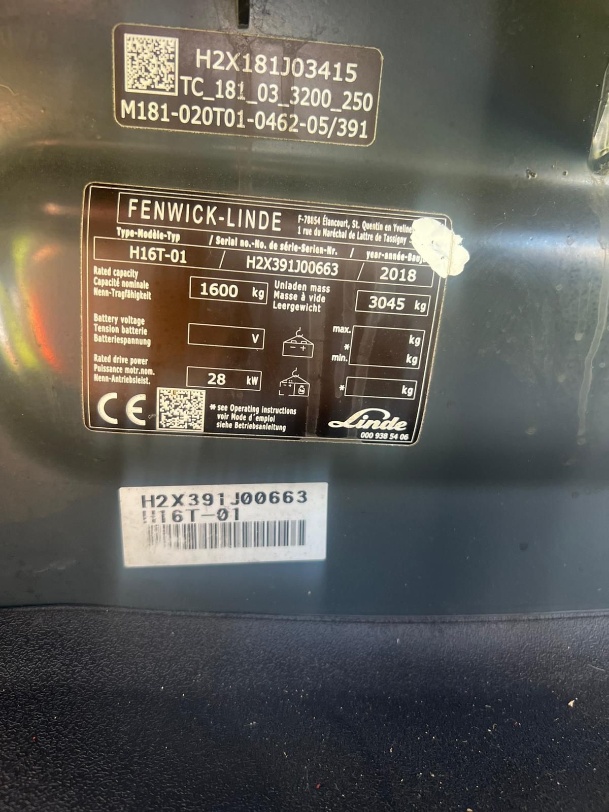 Linde H16 w idealnym stanie!!! Przebieg 4294mth!!! 4 sekcje !!!