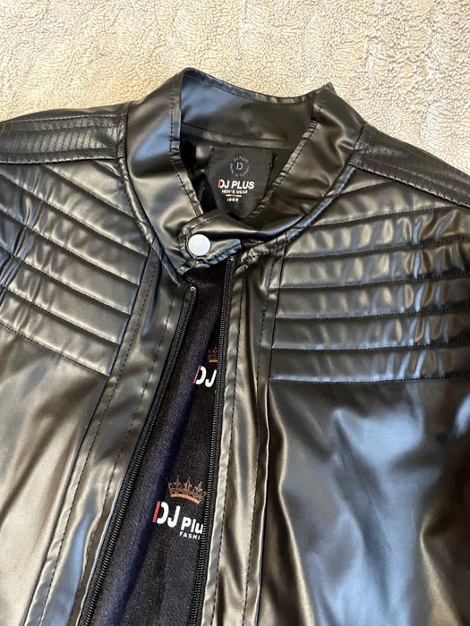 Чоловіча куртка з еко шкіри