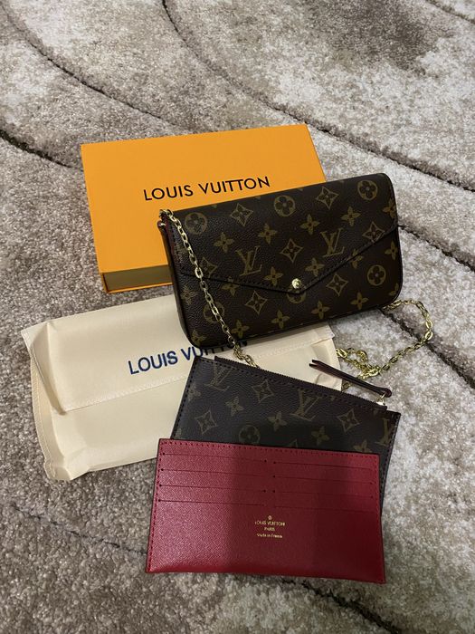 Сумка клатч в стилі Louis Vuitton lv шкіряна